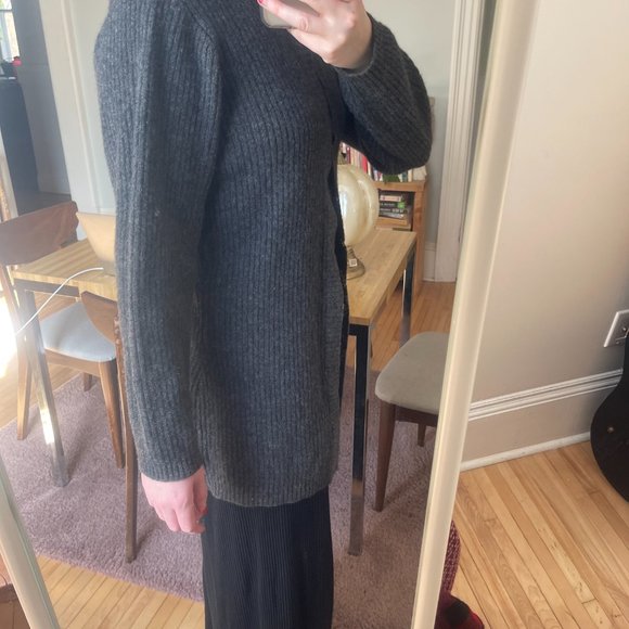 Vintage Fashion Bug Wool Hooded Clasp Cardigan Size M - Picture 6 of 9